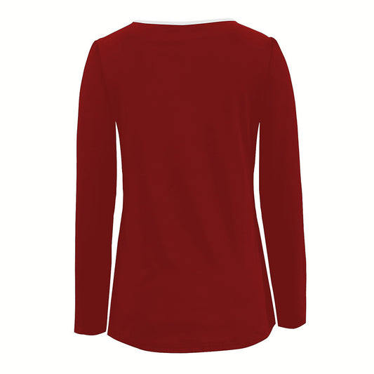 Women's Long Sleeve Tunic Tops Casual T-Shirt Fall Work Fashion 2025