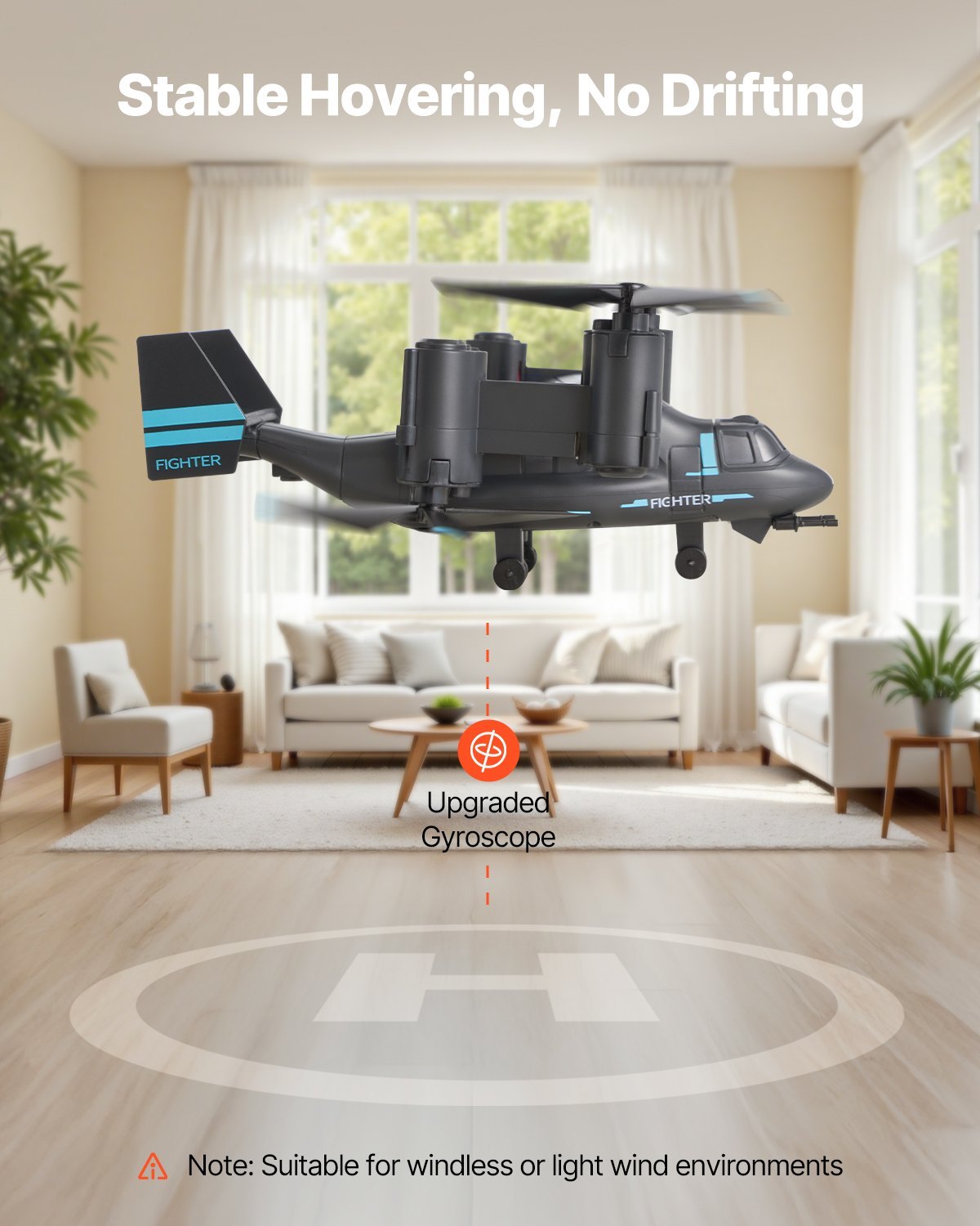 RC Helicopter 4 Channel Remote Control Aircraft Wing Light Kid Toy Present